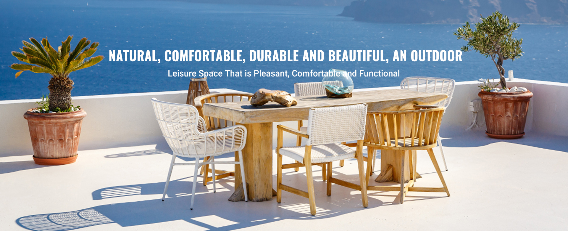 Chaises et tables d'extérieur