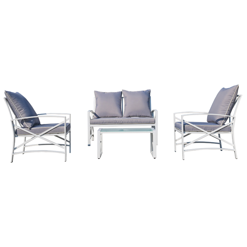 小さなパティオ家具、ガーデンソファ、屋外...