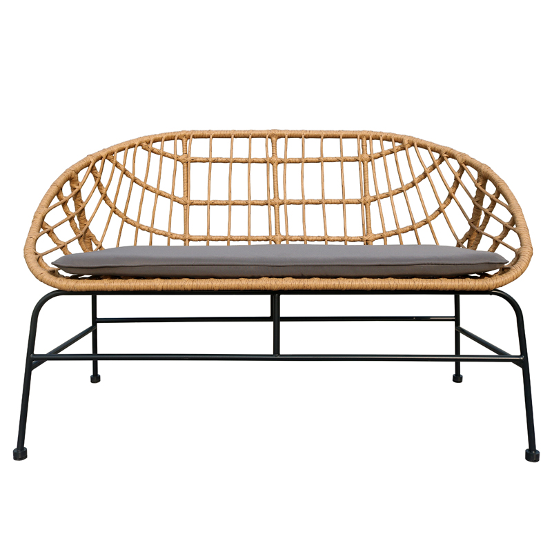 أنبوب الساق باللون الأسود، أثاث الحدائق الخارجية