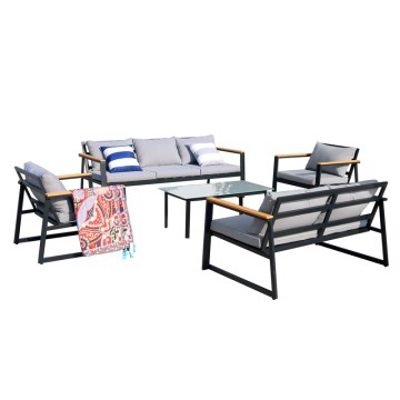 Aluminum four-piece set,leisure/outdoor garden furniture
