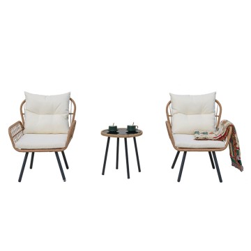 Rattan garden furniture outdoor seating patio dining sets outdoor table and c...