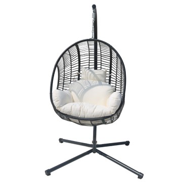 Rattan garden furniture metal patio f...