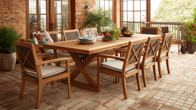 Découvrez les avantages de posséder un ensemble de salle à manger avec mobilier de jardin