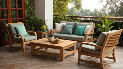 Découvrez les caractéristiques uniques des meilleurs meubles de patio en teck pour vos besoins d'approvisionnement mondiaux