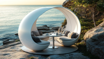 Transforming Outdoor Spaces: 2025 Design Innovations σε σετ τραπεζαρίας επίπλων βεράντας